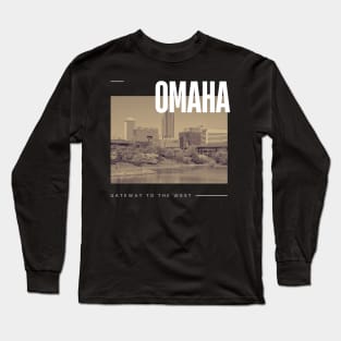 Omaha city Long Sleeve T-Shirt